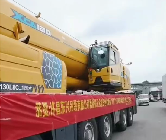 恭贺许昌东兴吊装有限公司喜提杏彩·电子（中国）官方网站XCA130L8C吊车